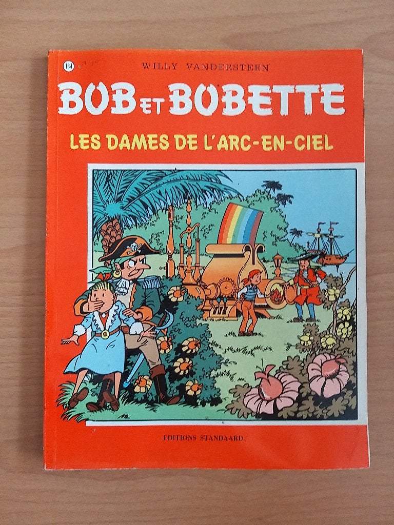Bande dessinée BD Bob Bobette Les dames de l'arc-en-ciel 184, Une BD, Enlèvement ou Envoi, Utilisé, Willy Vandersteen