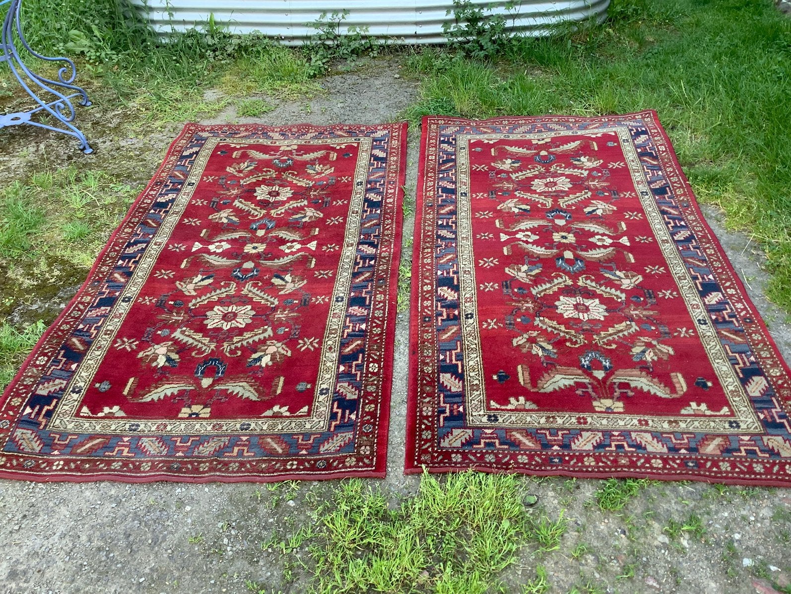 Set van 2 identieke tapijten, Antiquités & Art, Tapis & Textile, Enlèvement