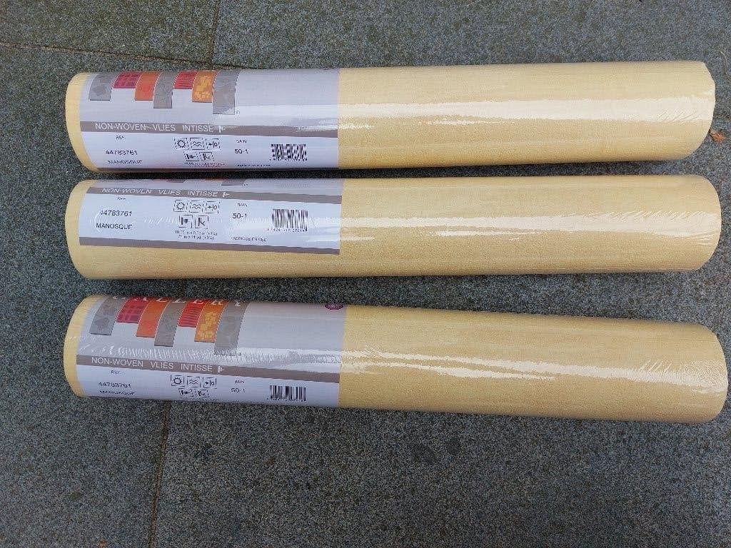 3 rollen behangpapier pastel oranje, Ophalen, Overige patronen, Overige merken, Oranje