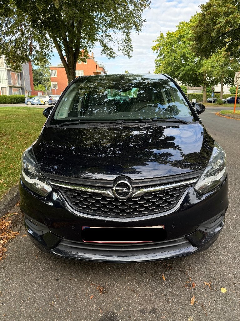 Opel Zafira Innovation 1.6 Turbo CNG 150 pk | 7 zitplaatsen, Autos, 7 places, Boîte manuelle, Noir, 5 portes