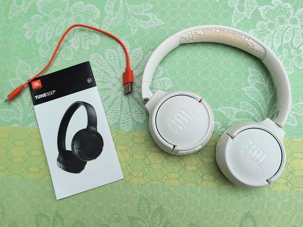 JBL Tune 500BT draadloze hoofdtelefoon, Overige merken, Gebruikt, Draadloos, Op oor (supra aural)