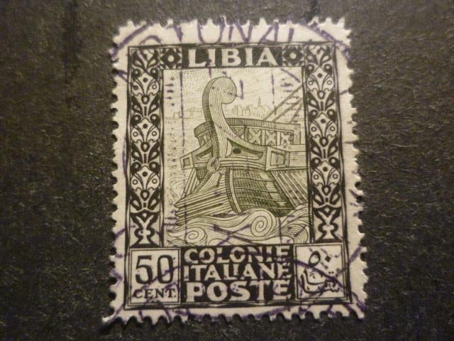 Libië/Libye 1921 Mi 31(o) Gestempeld/Oblitéré, Postzegels en Munten, Postzegels | Afrika, Verzenden, Libië