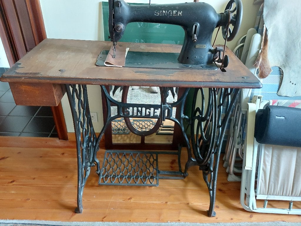 Singer naaimachine, Hobby & Loisirs créatifs, Enlèvement, Utilisé, Machine à coudre, Singer