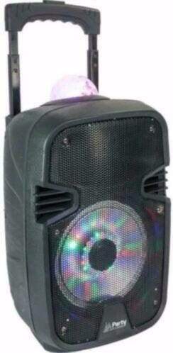 Mobiele Speaker 8 inch 300Watt Party-7astro [6110P-BKJ], Enlèvement ou Envoi, Neuf, Autres types