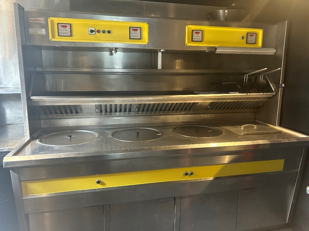 Professionele bakwand friteuse, Enlèvement, Utilisé, Cuisinière, Friteuse et Grils