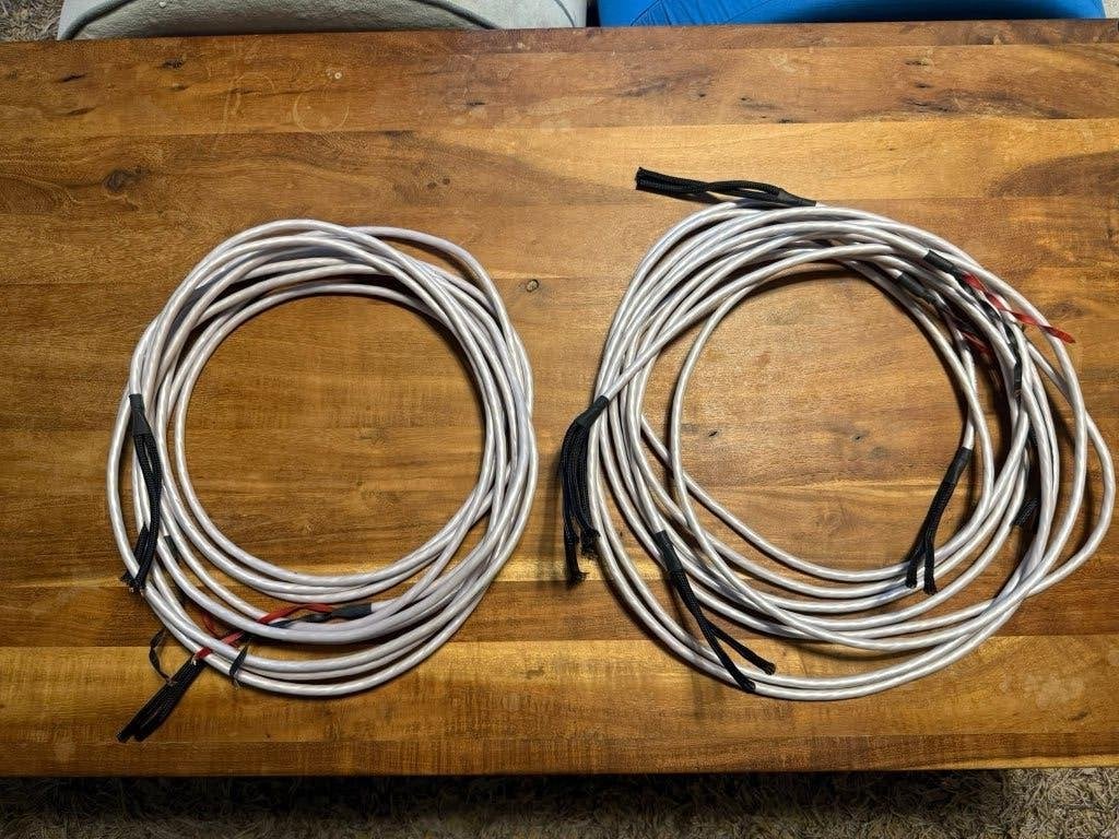 Wireworld Stream Luidsprekerkabels (meerdere lengtes), Audio, Tv en Foto, Ophalen of Verzenden, Gebruikt, Luidsprekerkabel
