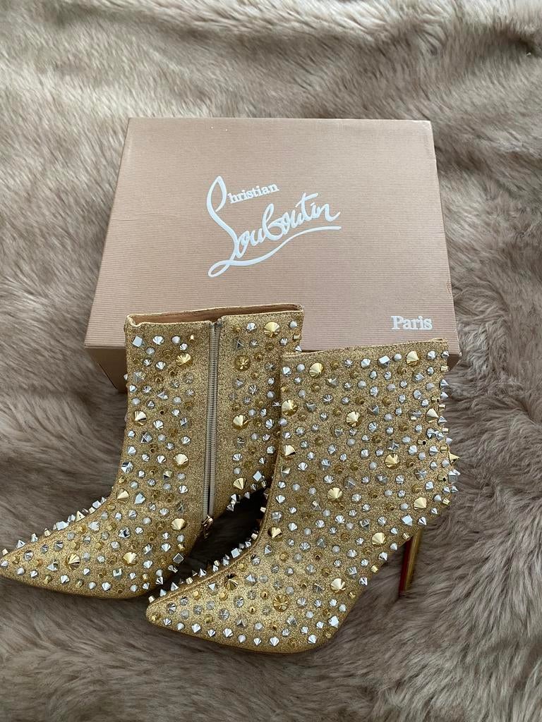 Louboutin enkellaarzen, Ophalen, Nieuw, Lage of Enkellaarzen
