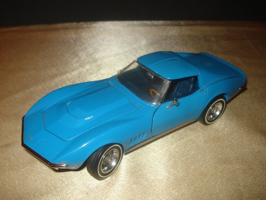FRANKLIN MINT Precision Models Ancienne Corvette 1968 1/24, Hobby & Loisirs créatifs, Voitures miniatures | 1:24, Enlèvement ou Envoi