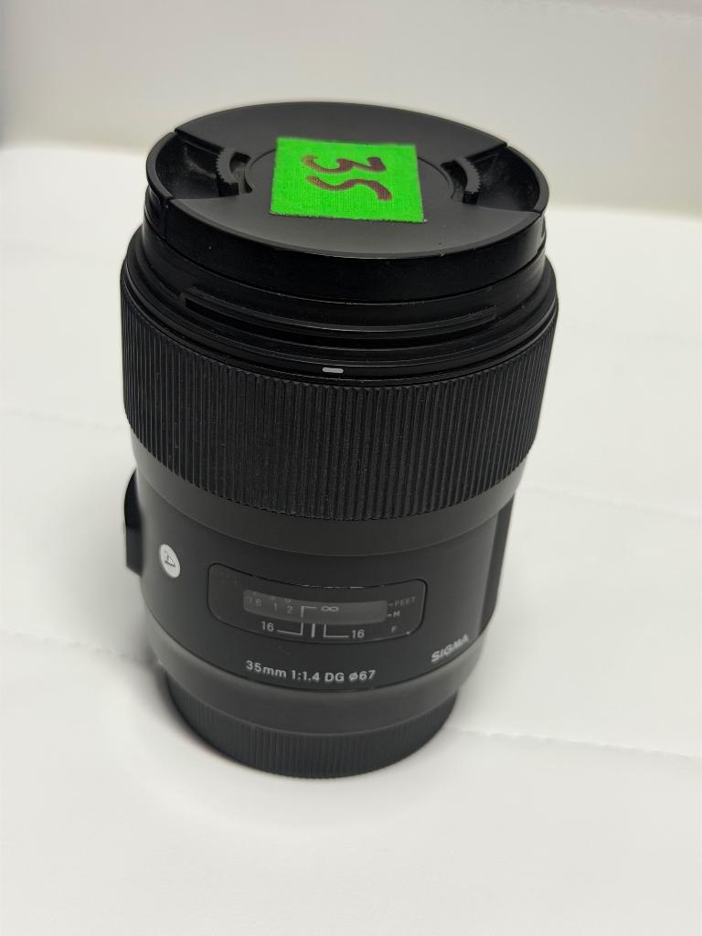 Sigma 35 mm F1.4 ART DG CANON, Ophalen, Zo goed als nieuw