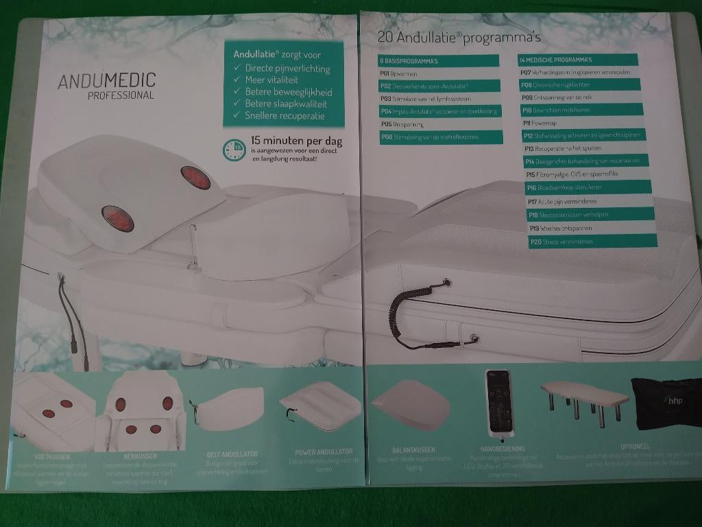 Andullatie matras, Ophalen, Zo goed als nieuw, Massagestoel of Kussen