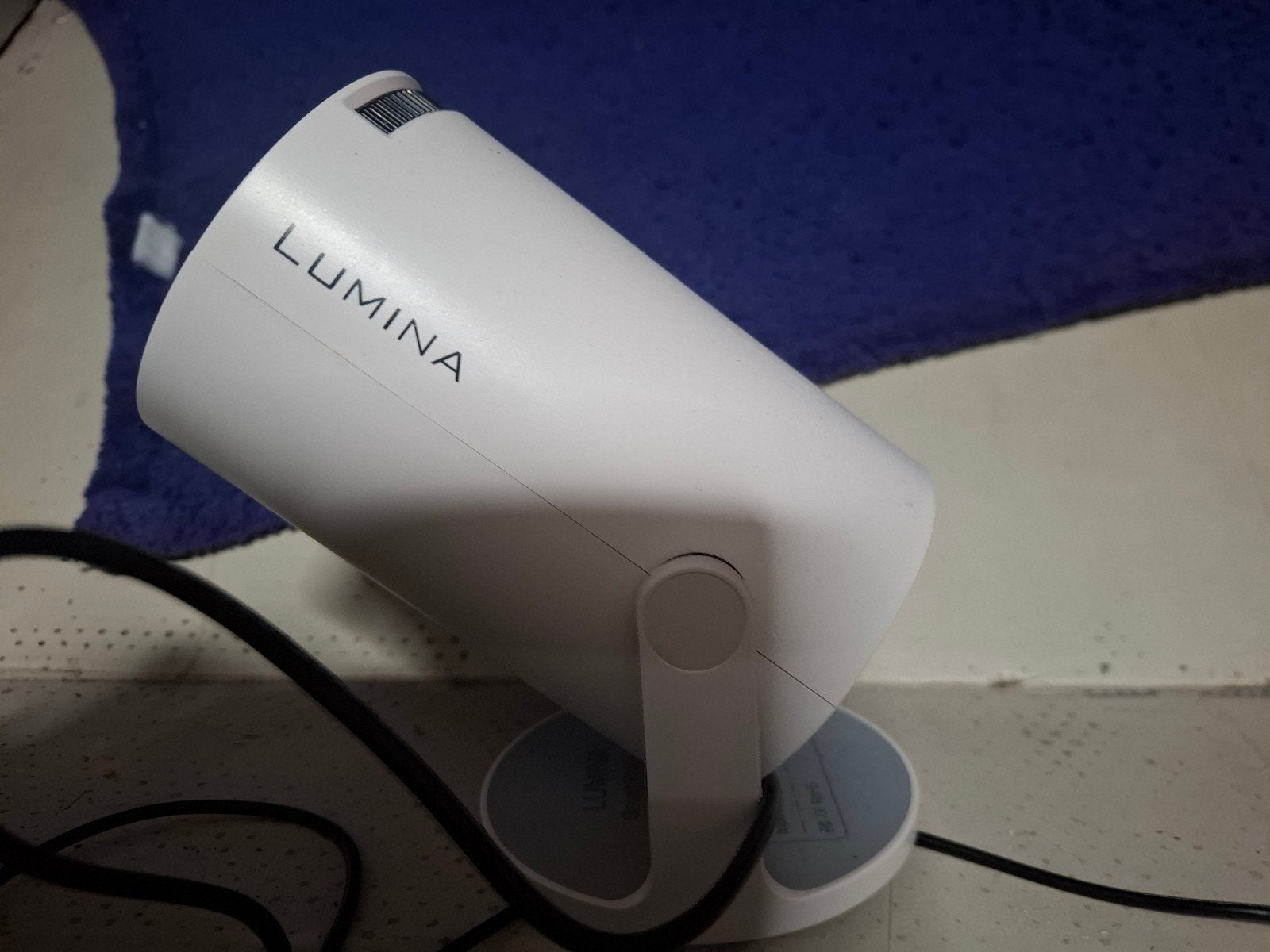 Lumina mini pro beamer, Ophalen