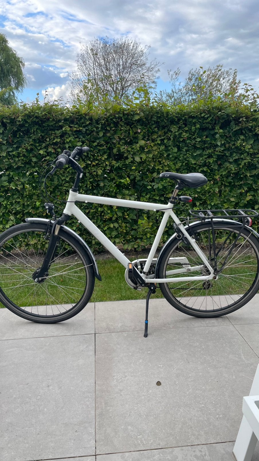 Herenfiets, Fietsen en Brommers, Vering, Velgrem, Zo goed als nieuw, 57 tot 61 cm