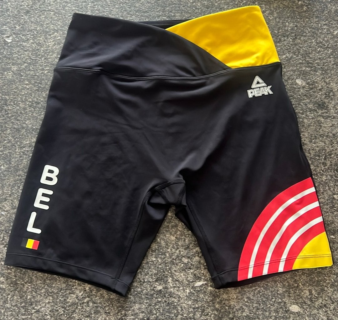Short Peak Tight L Team Belgium OS 2024, Enlèvement ou Envoi, Neuf, Taille 46/48 (XL) ou plus grande, Noir