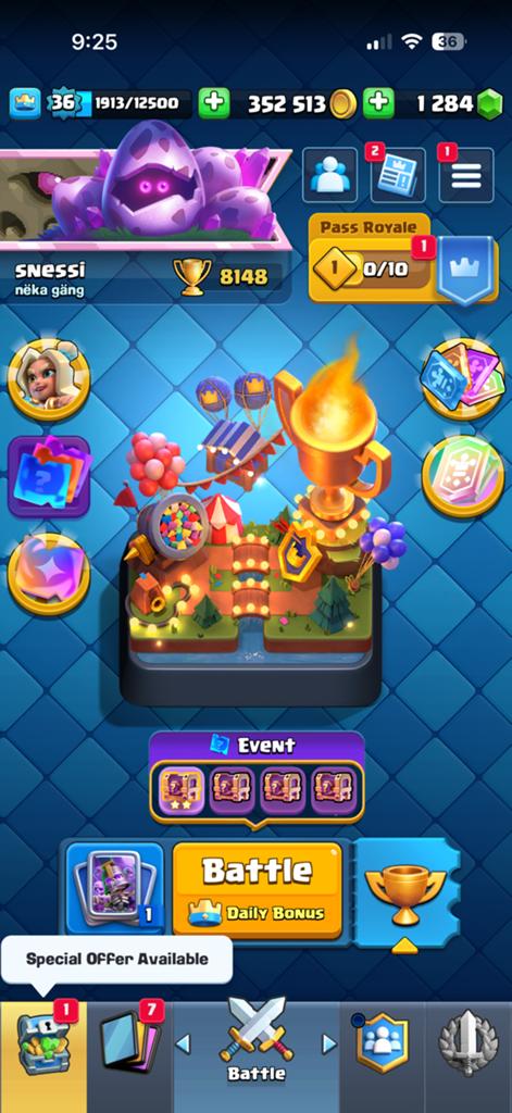 Clash Royale account tekoop, Enlèvement, Comme neuf