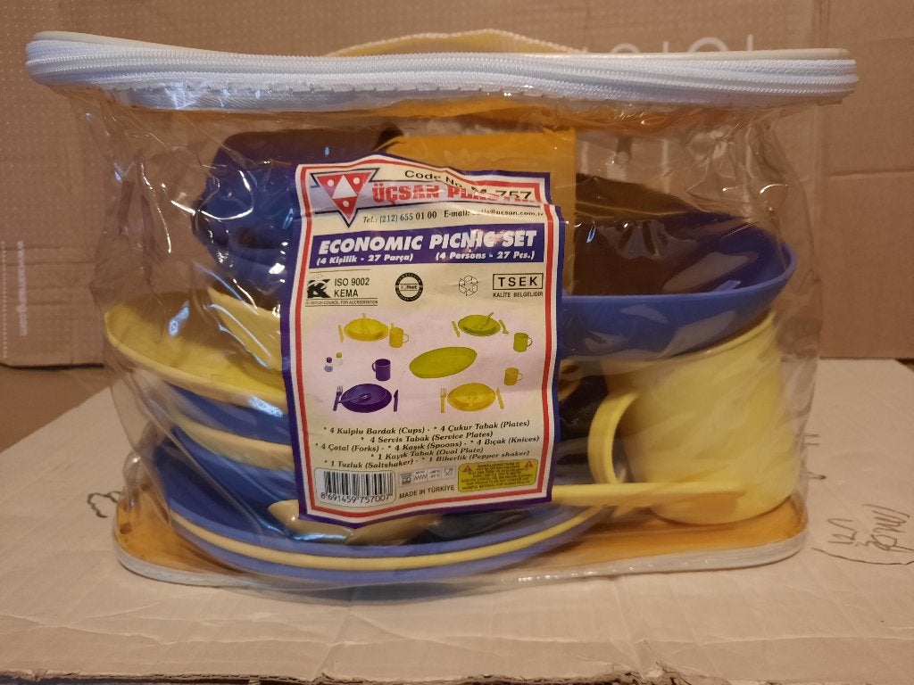 draagtas picknick attributen dikke pvc onbreekbaar nieuwetas, Ophalen of Verzenden, Nieuw