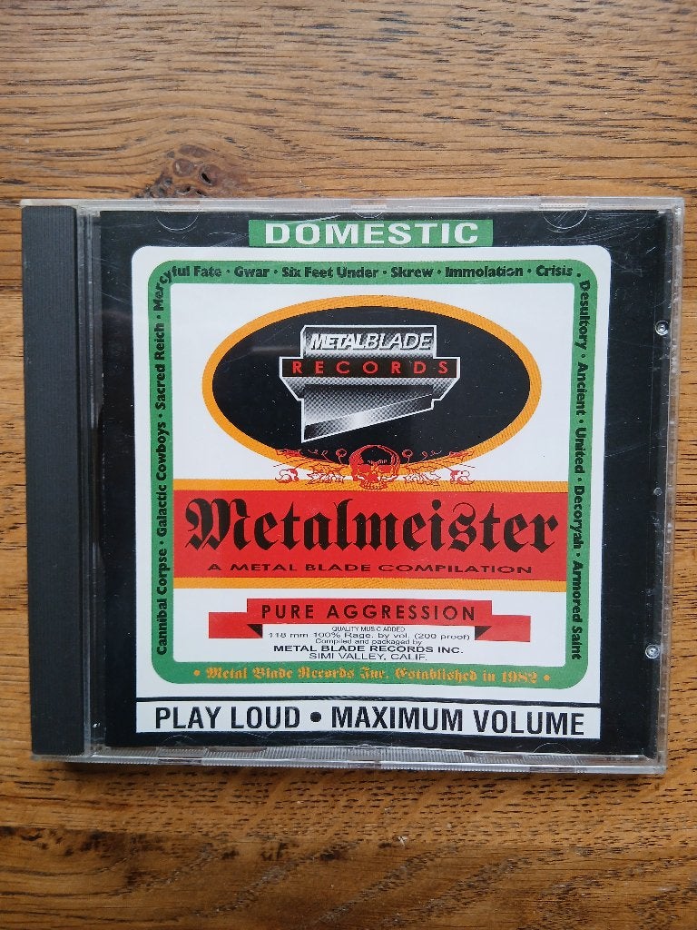 CD Metalmeister (Metal Blade compilatie 96), CD & DVD, Enlèvement, Metal