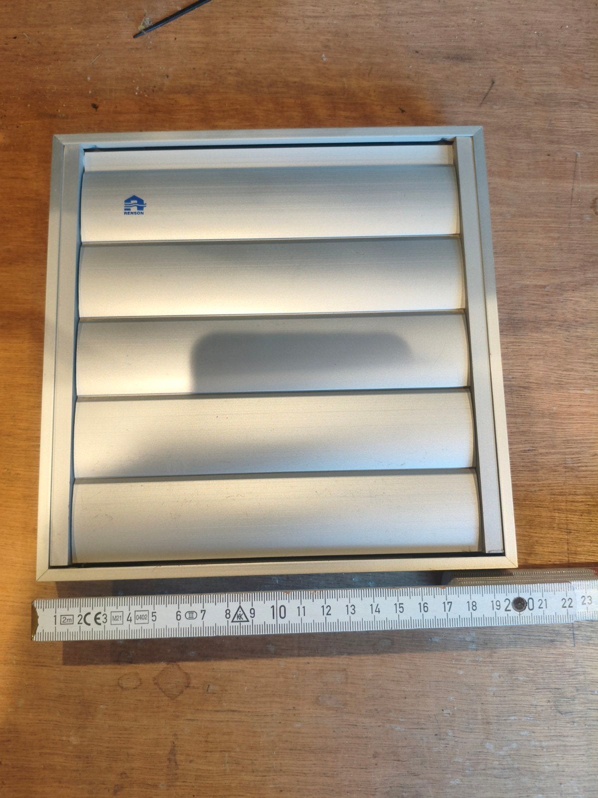 Renson overdrukrooster 20x20, Enlèvement