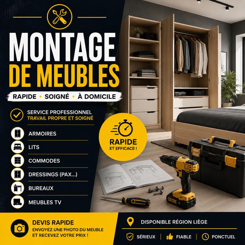 Montage de meubles – Rapide & soigné, Enlèvement
