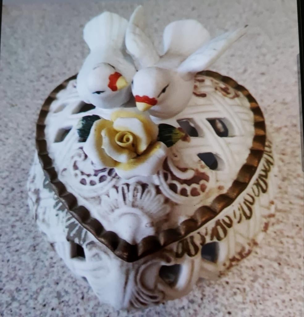 Bonbonnière en porcelaine de Limoges, Verzamelen, Ophalen of Verzenden, Zo goed als nieuw