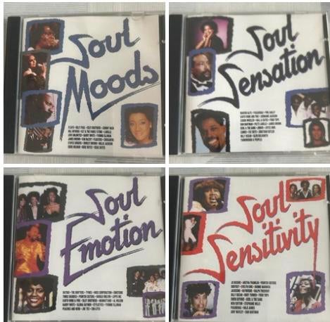 4 CD de Soul : humeurs, sensations, émotions et sensibilité, CD & DVD, CD | Compilations, Utilisé, R&B et Soul, Enlèvement ou Envoi