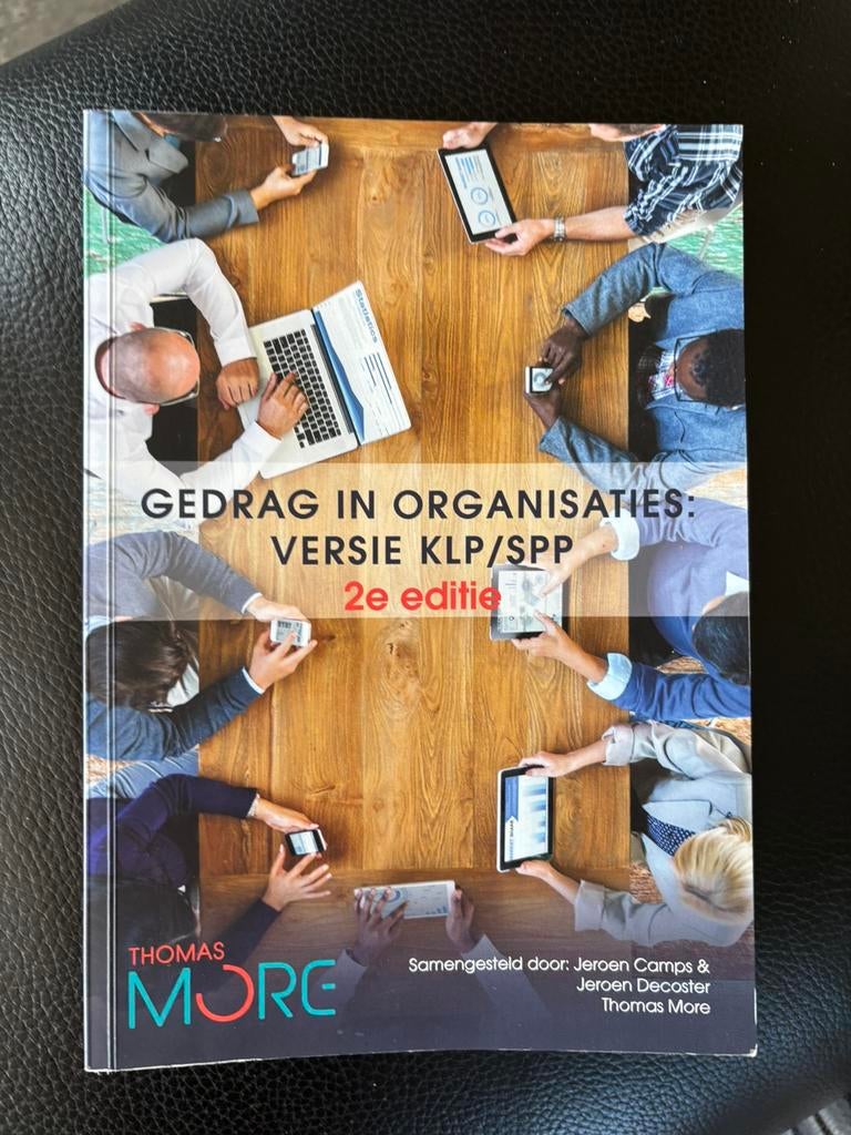 Gedrag in organisaties, Ophalen, Zo goed als nieuw