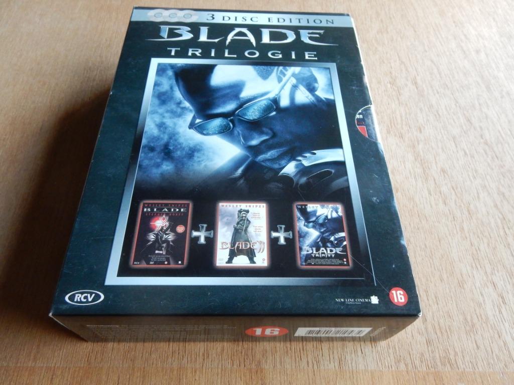 nr.1911 - Dvd: blade trilogie - actie, Vanaf 16 jaar, Ophalen of Verzenden, Zo goed als nieuw, Actie