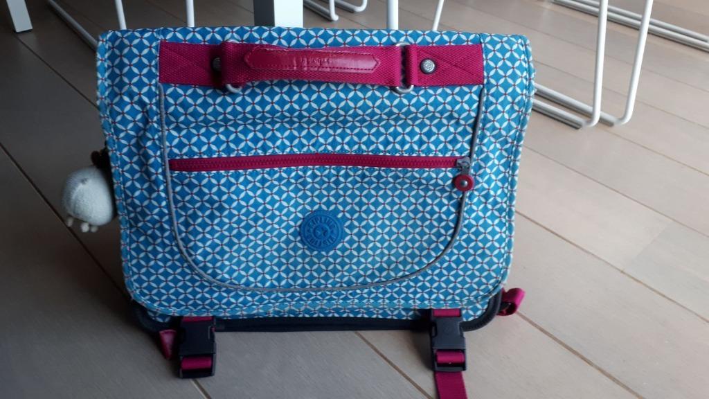 Mooie Kipling boekentas Preppy - Meisjes, Ophalen, Gebruikt, Blauw, Aktetas of Boekentas