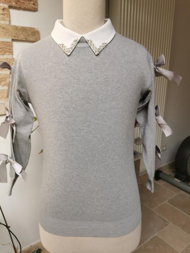 Très joli pull femme gris clair de Moewy, Enlèvement ou Envoi, Neuf