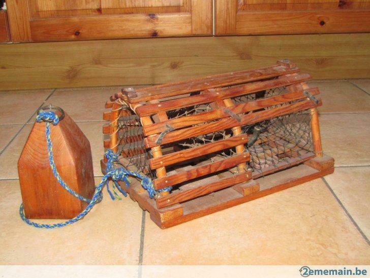 Casier piège à homard – très belle maquette échelle 1/2, Enlèvement ou Envoi, Utilisé