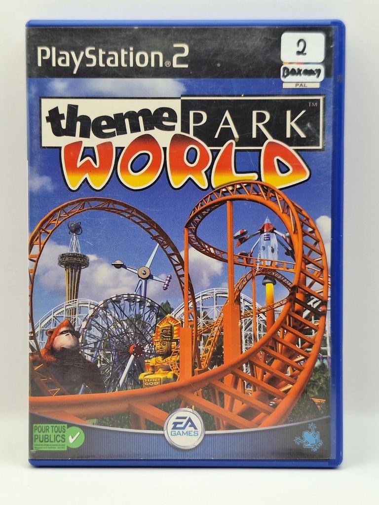 Theme Park World Playstation 2 (Box only!), Overflocomputers, Gebruikt, 1 speler, Ophalen of Verzenden