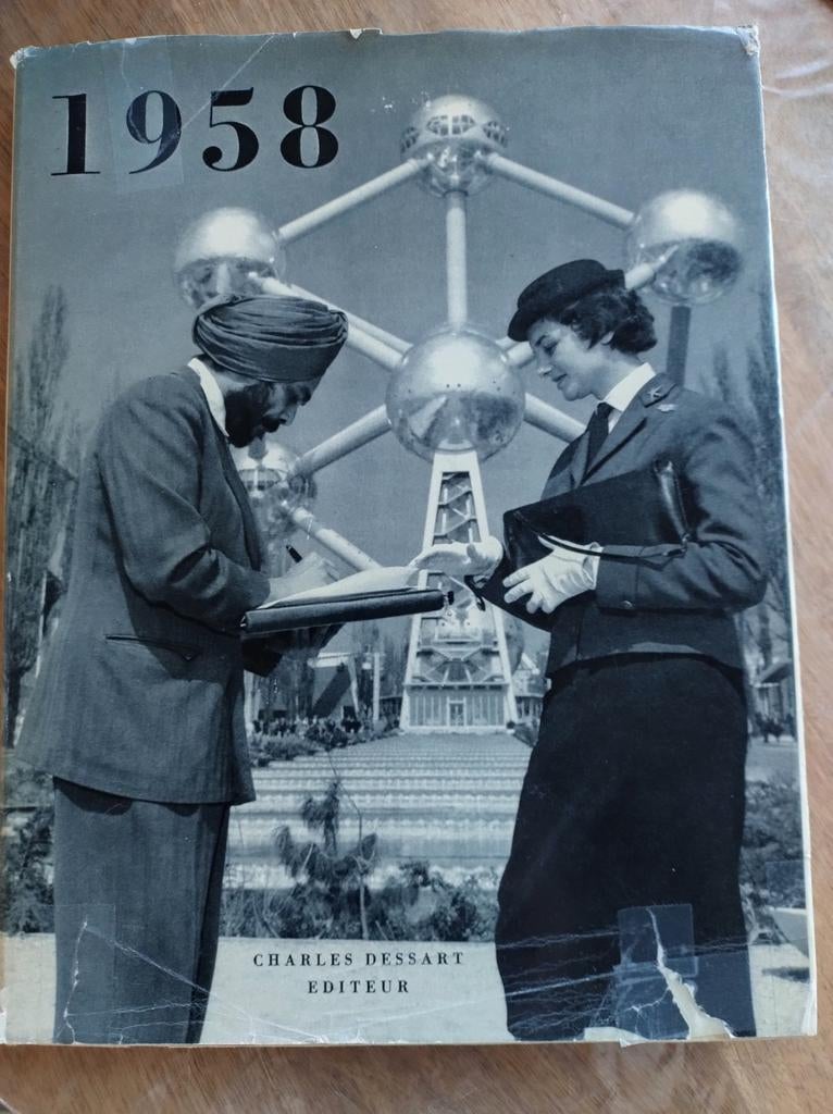 Livre sur l'exposition universelle de Bruxelles en 1958, Collections, Collections Autre, Enlèvement ou Envoi, Utilisé