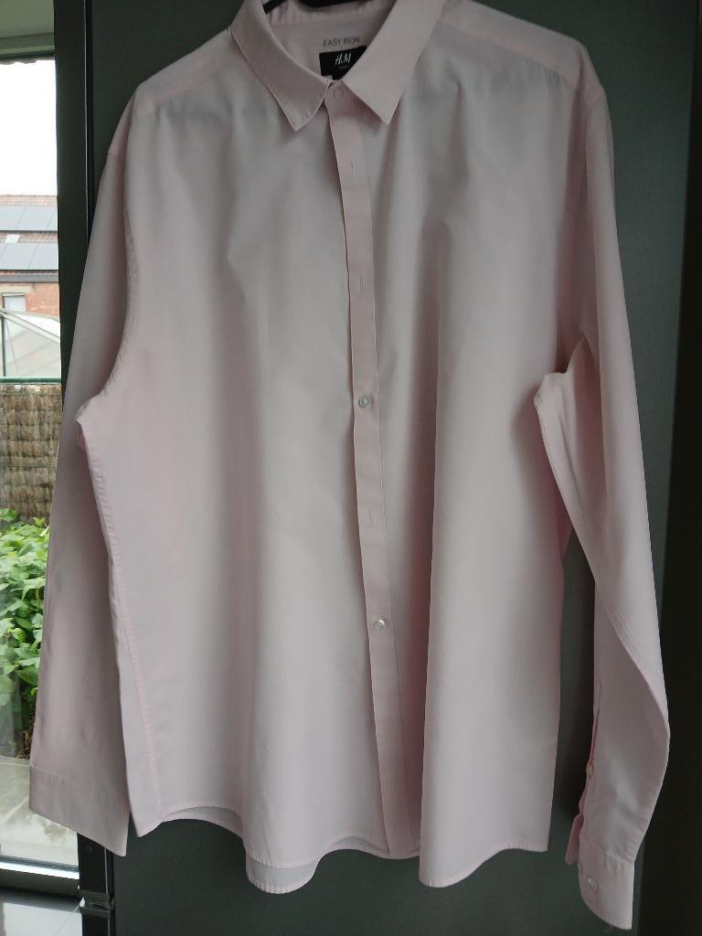 Herenhemd, Kleding | Heren, Overhemden, Ophalen of Verzenden, Zo goed als nieuw, Overige halswijdtes, Roze