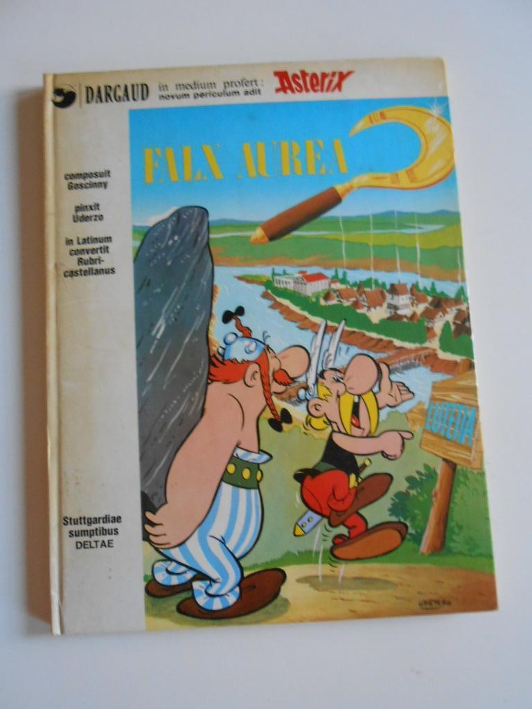 Asterix , Falx Aurea (latijn). 1ste druk 1975., Boeken, Ophalen of Verzenden