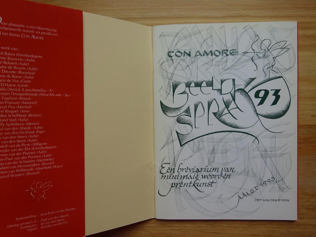 Jean-Paul van der Poorten - Beeldspraak 93, Enlèvement ou Envoi, Utilisé, Peinture et dessin