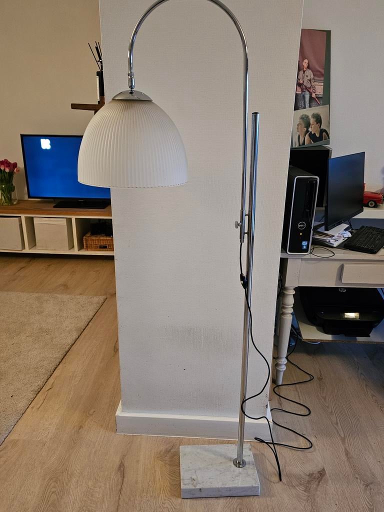 vintage (gepo) vloerlamp met marmeren voet, Ophalen