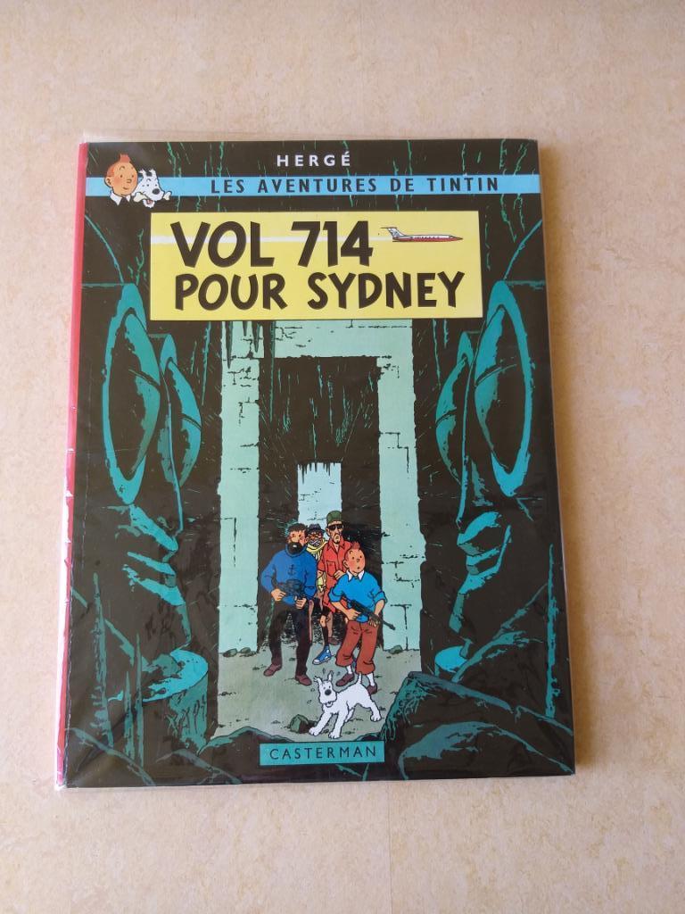 BD Tintin: "Vol 714 pour Sydney" premier tirage, Enlèvement