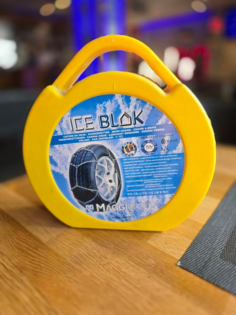 Chaîne de neige ICE BLOK, Enlèvement