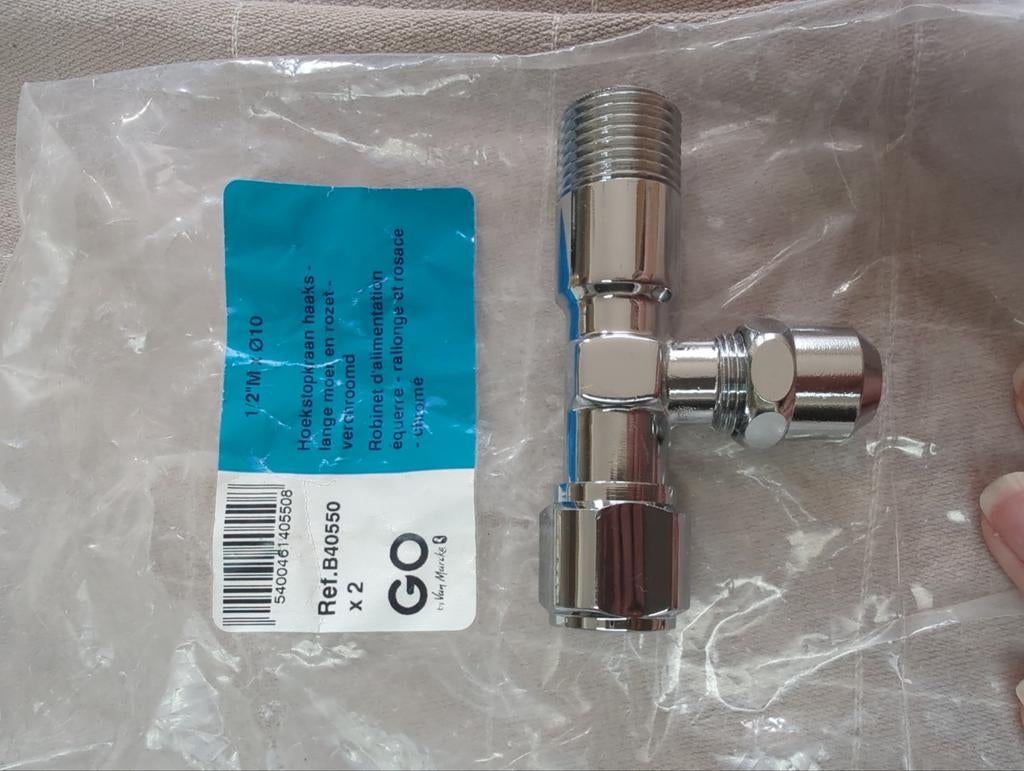 Vanne à angle incliné, Bricolage & Construction, Chauffage & Radiateurs, Enlèvement ou Envoi, Neuf