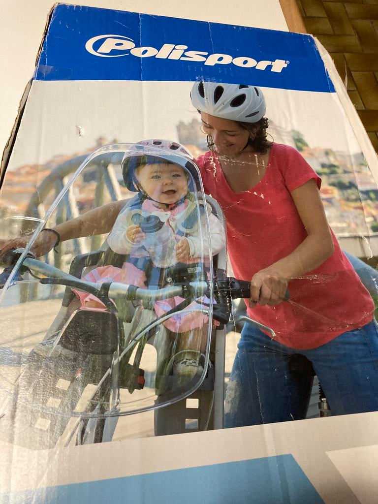 Fietswindscherm voor kinderen op fiets vooraan, Fietsen en Brommers, Fietsaccessoires | Buggydragers, Ophalen, Nieuw