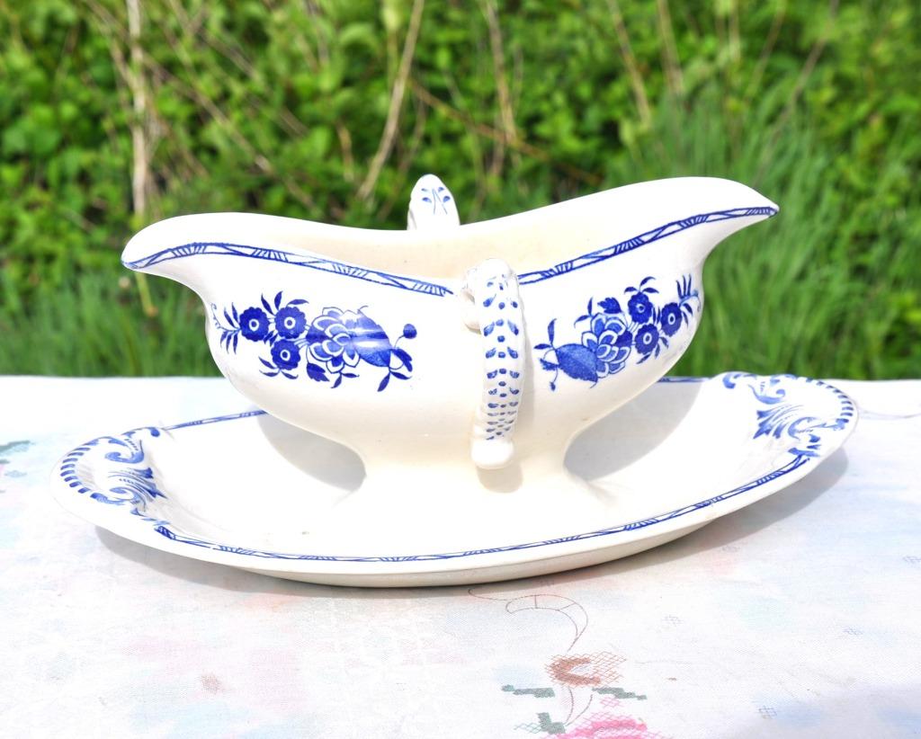 sauciere monobloc  decor grand bouquet, Enlèvement ou Envoi