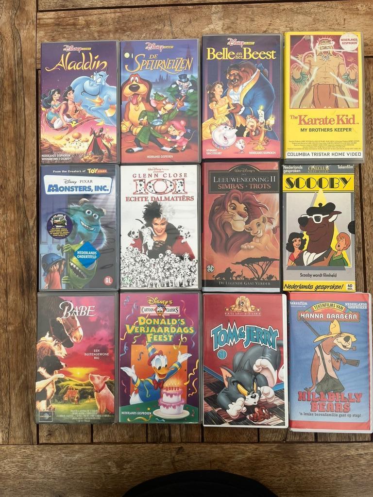 Videocassette met tekenfilms, Cd's en Dvd's, VHS | Kinderen en Jeugd, Alle leeftijden, Ophalen of Verzenden, Gebruikt, Tekenfilm