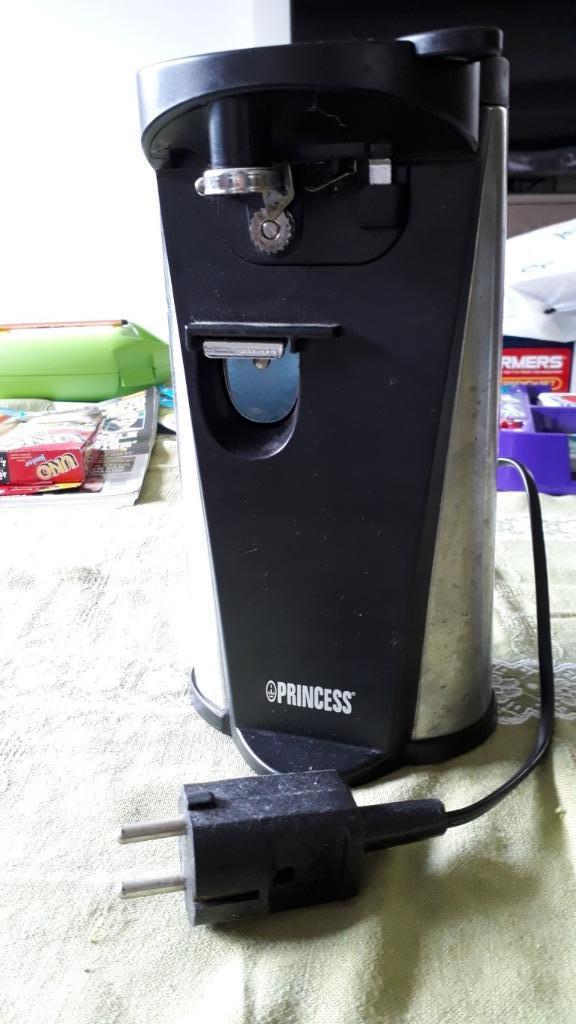 Princess elektrische blik- en flesopener en messenslijper, Enlèvement ou Envoi, Utilisé