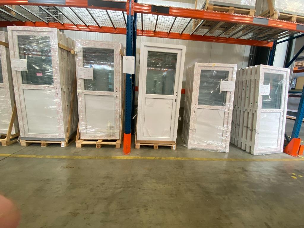 Deuren, dorpels, raamtabletten, schuiframen 7016, 9005, 7039, Doe-het-zelf en Bouw, Ophalen of Verzenden, Nieuw, Glas, Buitendeur