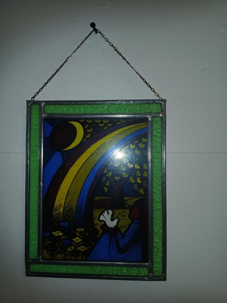 Loodglas, Antiek en Kunst, Antiek | Glaswerk en Kristal, Ophalen of Verzenden