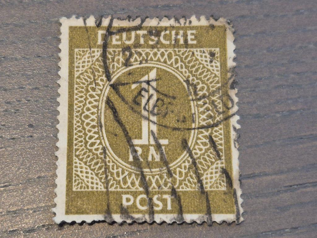 Timbre Deutsche Post 1 RM, Enlèvement ou Envoi