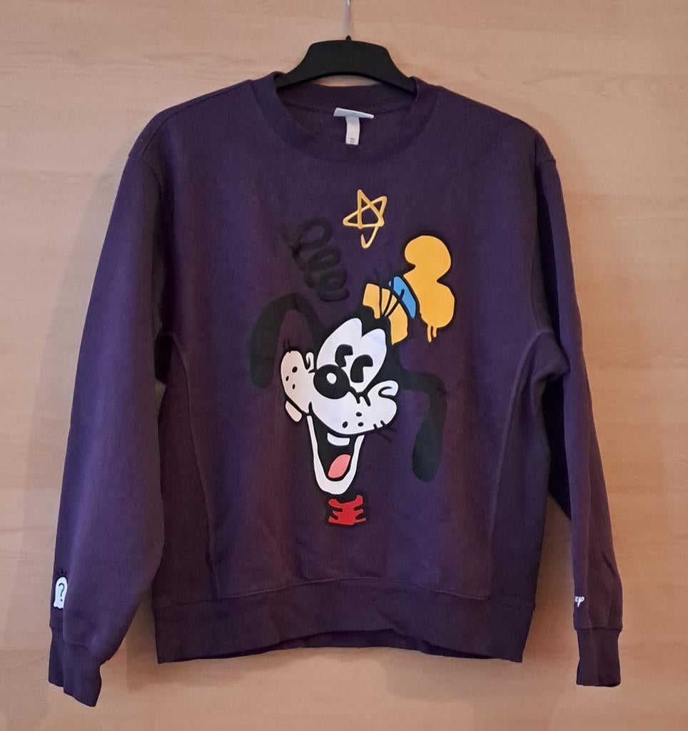 ♡ Goofy Trui ( Disney) ( Maat S), Paars, Ophalen of Verzenden, Zo goed als nieuw, H&M