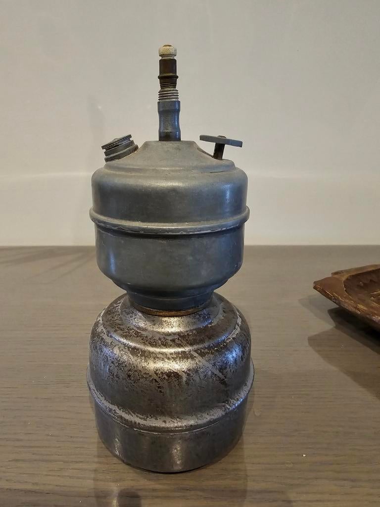 Carbidlamp van in de mijn, Antiek en Kunst, Ophalen of Verzenden