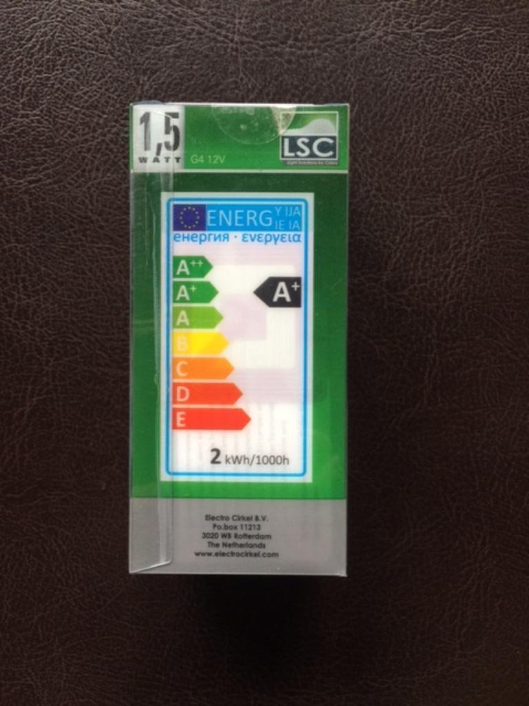 Led spots G4 12v 1.5w, Ophalen