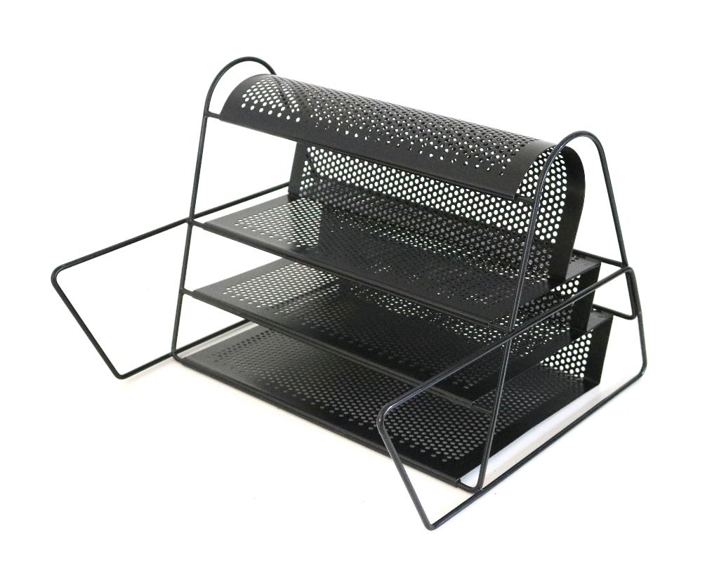 vintage magazine rack in de stijl Pilastro / Mathieu Mategot, Ophalen of Verzenden, Zo goed als nieuw