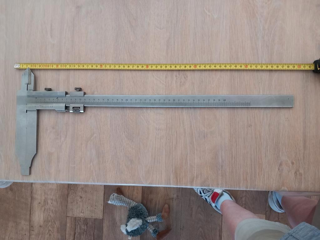Pied a coulisse    400 mm, Bricolage & Construction, Instruments de mesure, Enlèvement ou Envoi, Comme neuf, Distance